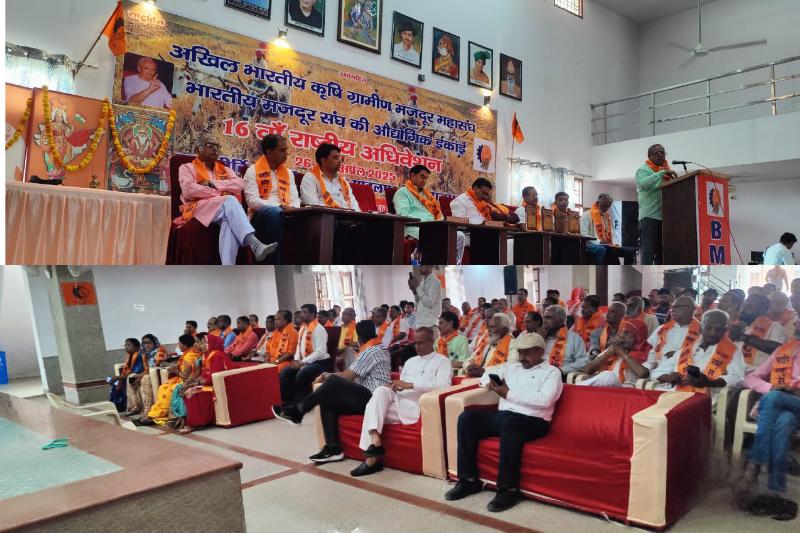 अखिल भारतीय कृषि एवं ग्रामीण मजदूर महासंघ का दो दिवसीय त्रिवार्षिक अखिल भारतीय अधिवेशन जाट कीर्ति संस्थान सादुलपुर में संपन्न