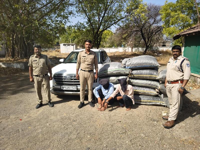 05 लाख से अधिक का डोडाचूरा और देशी पिस्टल बरामद: